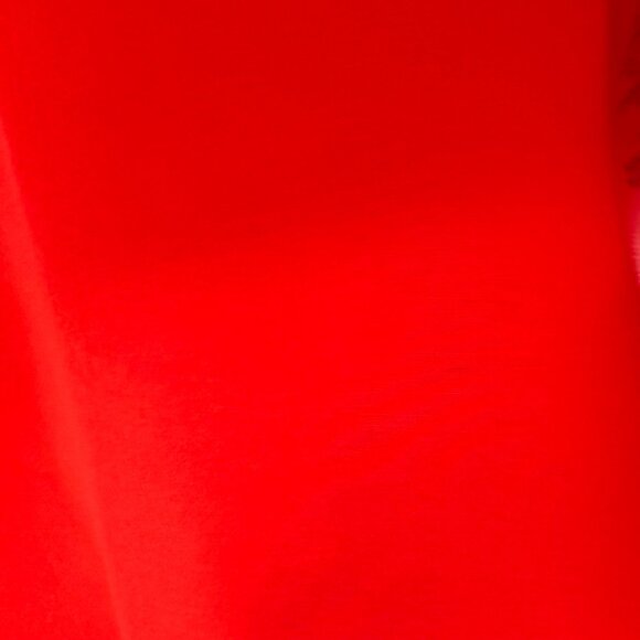 Chicos 3 Womens orange V-Neck keyhole Blouse gold Button long sleeve Size XL - Picture 9 of 16